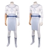 Invincible Conquest White Viltrum Empire Jumpsuit Cosplay Costume Halloween Carnival Outfit
