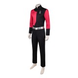Invincible Captain Red and Black Cosplay Costume Halloween Carnival Outfit