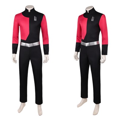 Invincible Captain Red and Black Cosplay Costume Halloween Carnival Outfit
