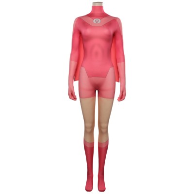 Invincible Atom Eve Jumpsuit Cloak Suit Cosplay Costume Halloween Carnival Outfit