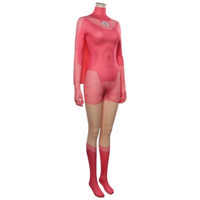 Invincible Atom Eve Jumpsuit Cloak Suit Cosplay Costume Halloween Carnival Outfit