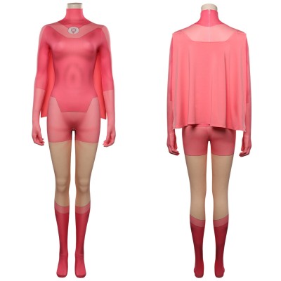 Invincible Atom Eve Jumpsuit Cloak Suit Cosplay Costume Halloween Carnival Outfit