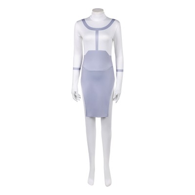 Invincible Anissa Viltrumite Women White Cosplay Costume Halloween Carnival Outfit