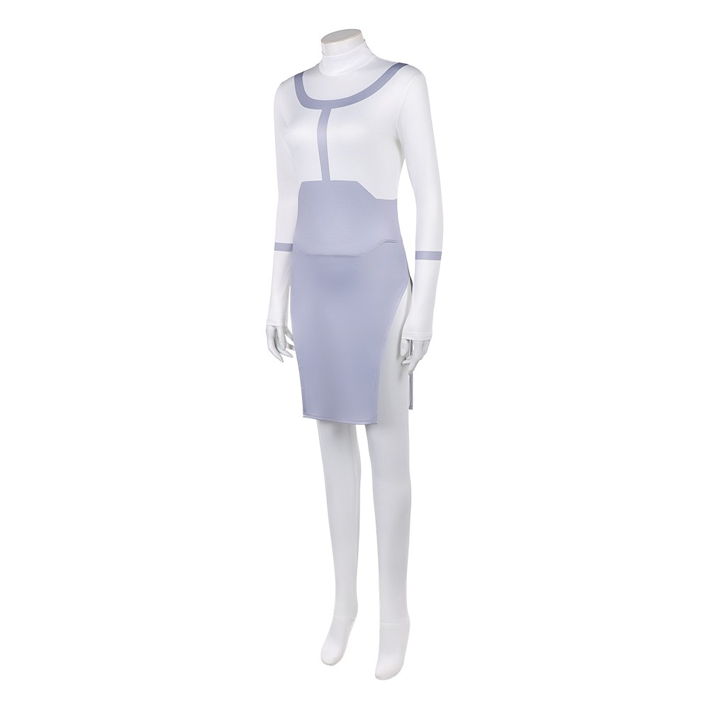 Invincible Anissa Viltrumite Women White Cosplay Costume Halloween Carnival Outfit