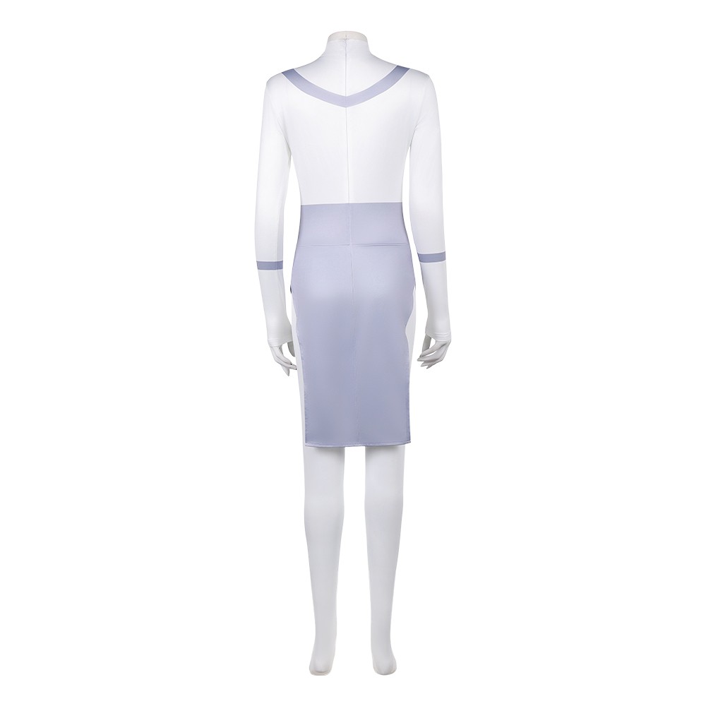 Invincible Anissa Viltrumite Women White Cosplay Costume Halloween Carnival Outfit