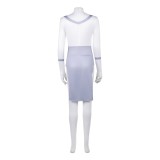 Invincible Anissa Viltrumite Women White Cosplay Costume Halloween Carnival Outfit