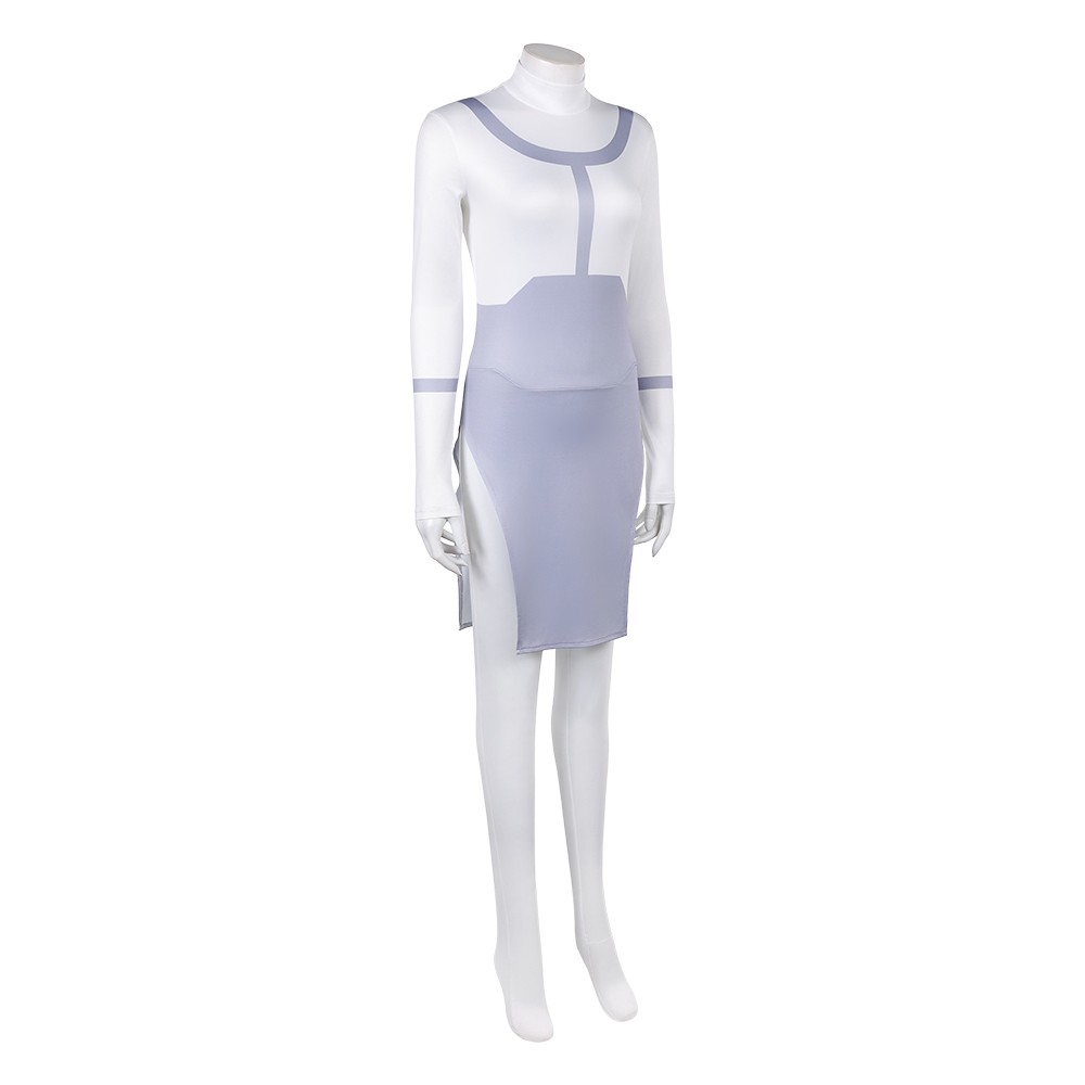 Invincible Anissa Viltrumite Women White Cosplay Costume Halloween Carnival Outfit