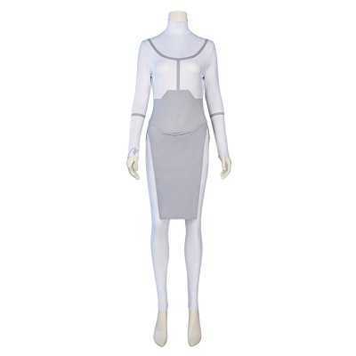 Invincible Anissa Kids Children White Jumpsuit Cosplay Costume Halloween Carnival Outfit