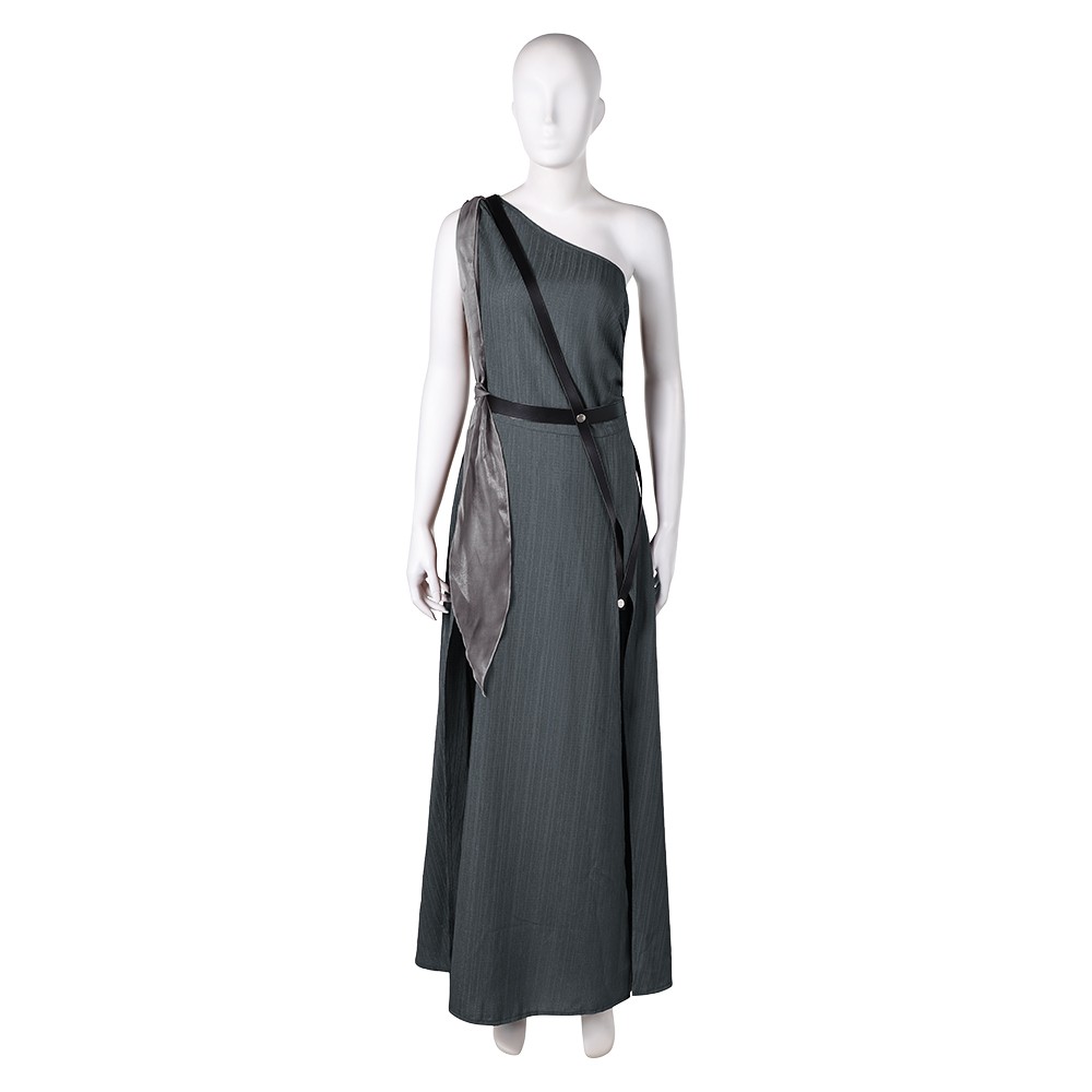 In the Lost Lands (2025）Gray Alys Women Grey Cosplay Costume Halloween Carnival Outfit