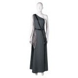 In the Lost Lands (2025）Gray Alys Women Grey Cosplay Costume Halloween Carnival Outfit