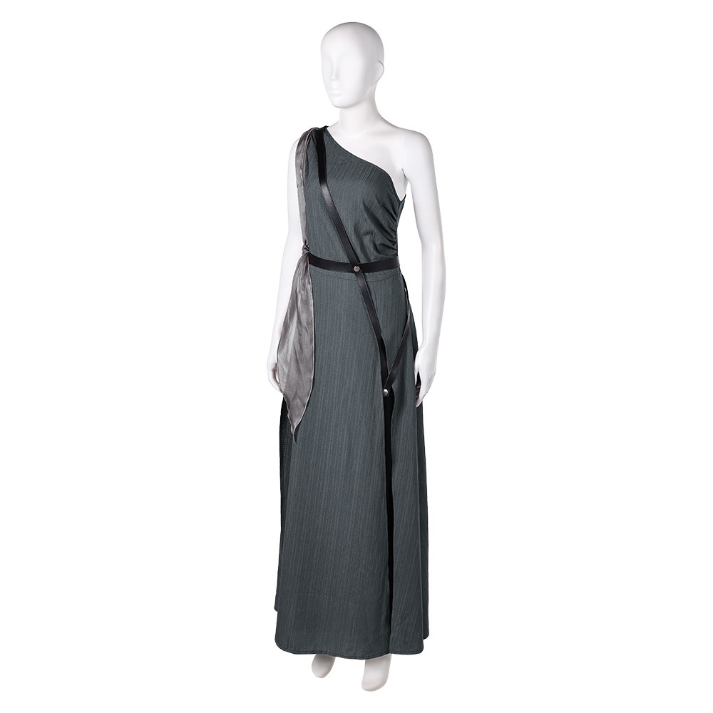 In the Lost Lands (2025）Gray Alys Women Grey Cosplay Costume Halloween Carnival Outfit
