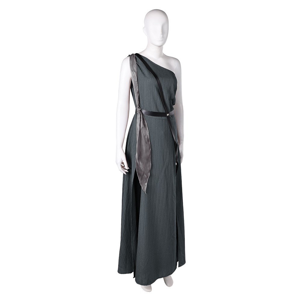 In the Lost Lands (2025）Gray Alys Women Grey Cosplay Costume Halloween Carnival Outfit