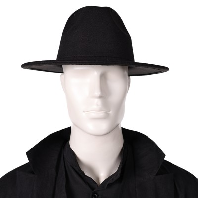 In the Lost Lands (2025) Boyce Men Black Overcoat Cosplay Costume Halloween Carnival Outfit