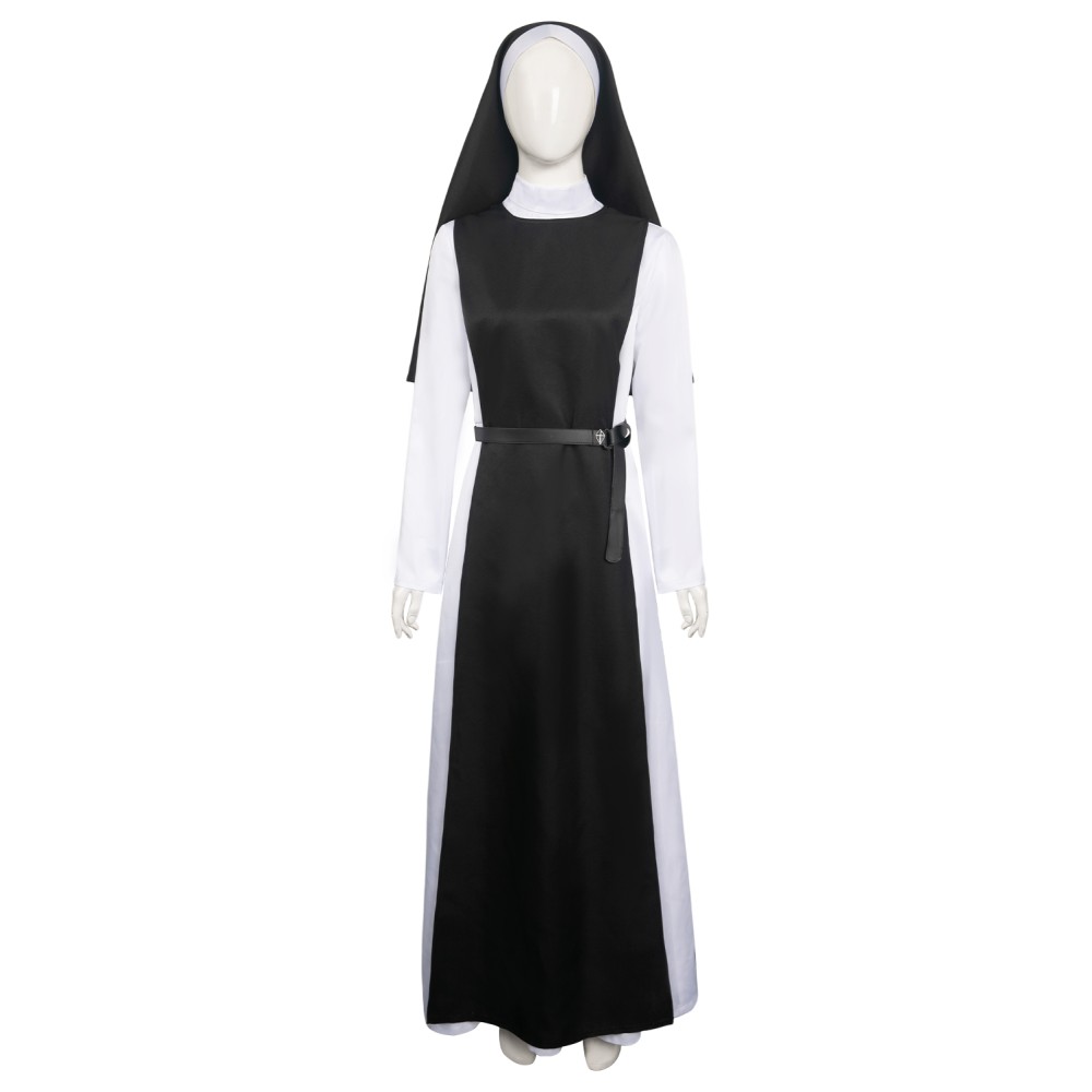 Immaculate 2024 Cecilia Nun Uniform Dress Suit &nbsp; Cosplay Costume Halloween Carnival Outfit