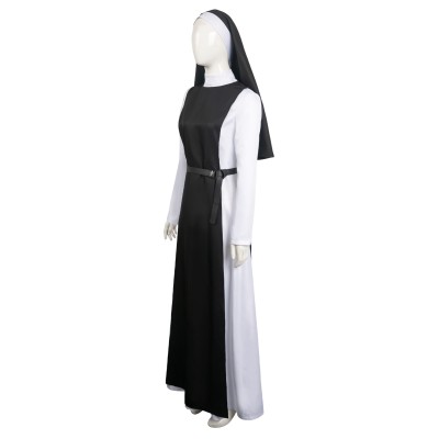 Immaculate 2024 Cecilia Nun Uniform Dress Suit &nbsp; Cosplay Costume Halloween Carnival Outfit