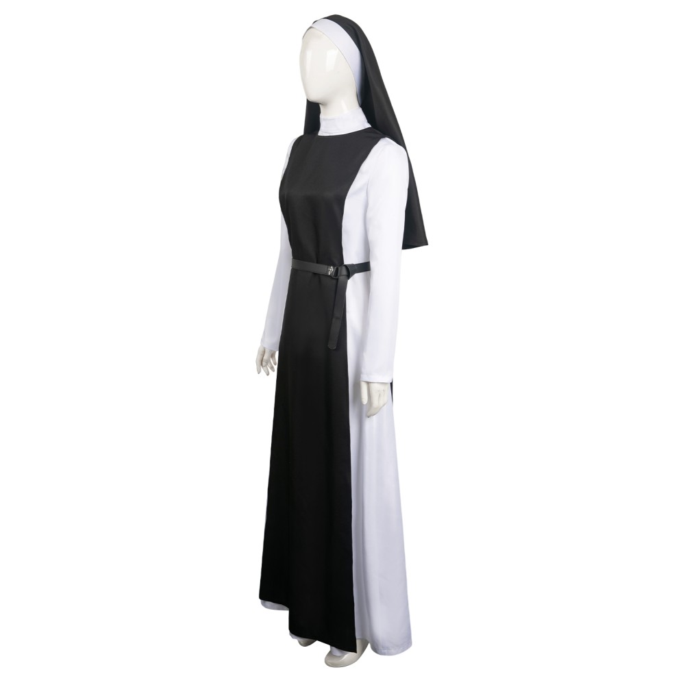 Immaculate 2024 Cecilia Nun Uniform Dress Suit &nbsp; Cosplay Costume Halloween Carnival Outfit