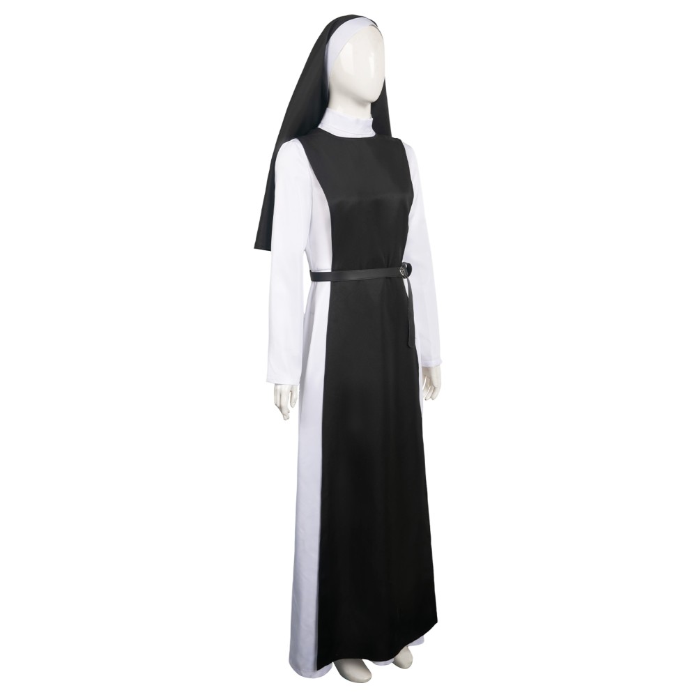 Immaculate 2024 Cecilia Nun Uniform Dress Suit &nbsp; Cosplay Costume Halloween Carnival Outfit