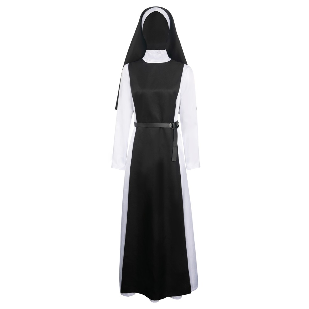 Immaculate 2024 Cecilia Nun Uniform Dress Suit &nbsp; Cosplay Costume Halloween Carnival Outfit