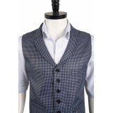 IF 2024 Cal The Man Upstairs Grey Vest Pants Set Suit Cosplay Costume Halloween Carnival Outfit