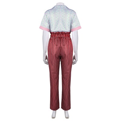 IF 2024 Bea Adult Printed Top Pants Set Suit Cosplay Costume Halloween Carnival Outfit