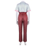 IF 2024 Bea Adult Printed Top Pants Set Suit Cosplay Costume Halloween Carnival Outfit