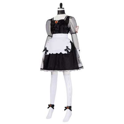 Identity V Priestess Crimson Maid Skirt Cosplay Costume Halloween Carnival Outfit