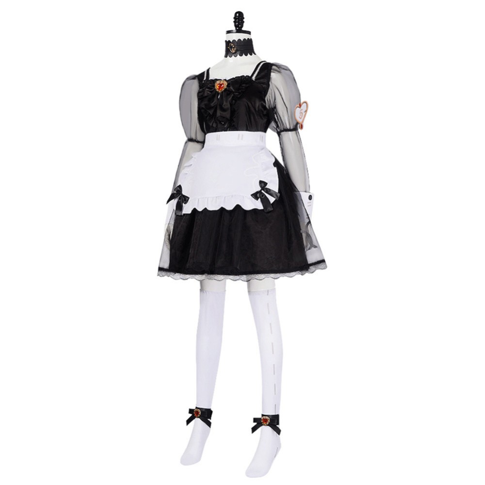 Identity V Priestess Crimson Maid Skirt Cosplay Costume Halloween Carnival Outfit