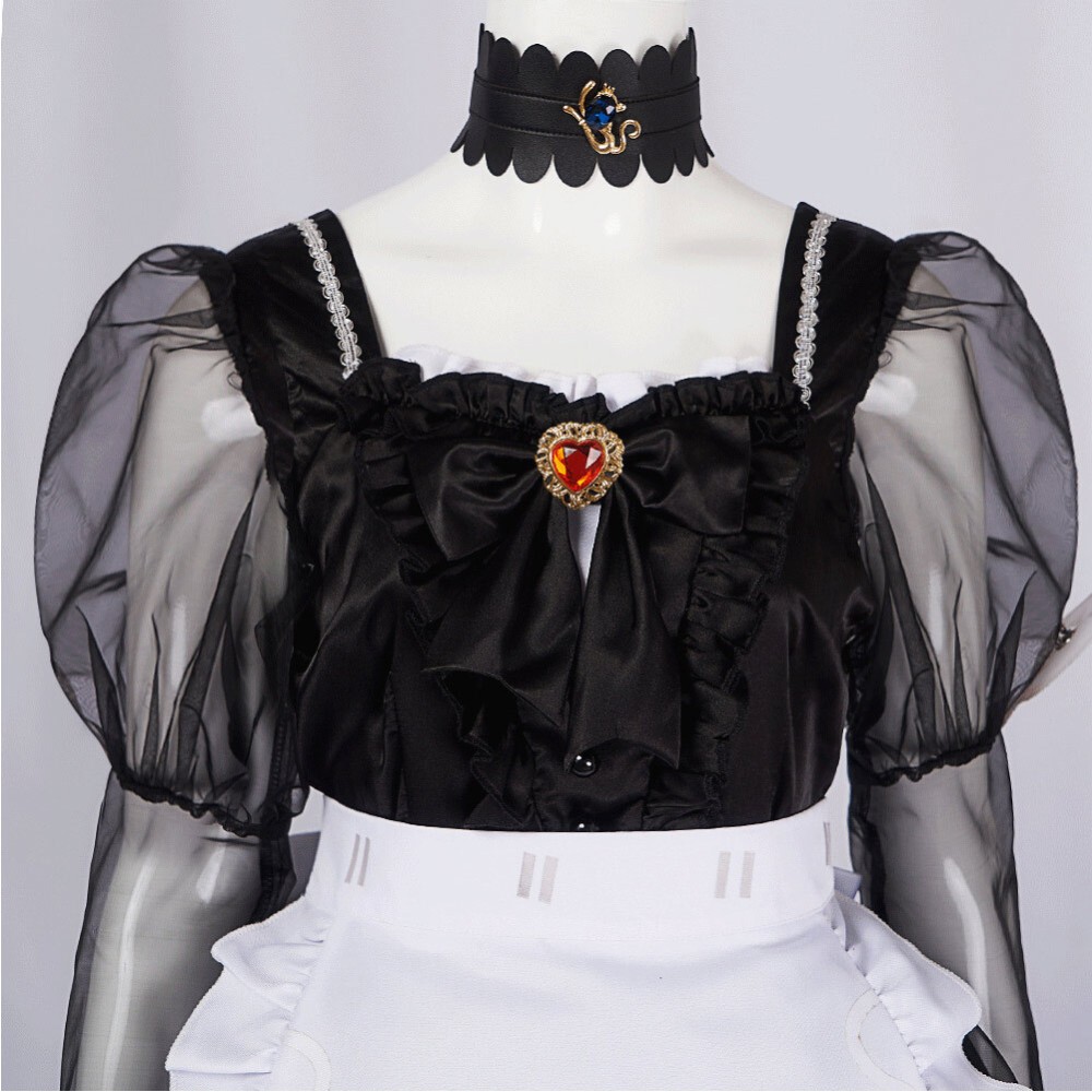 Identity V Priestess Crimson Maid Skirt Cosplay Costume Halloween Carnival Outfit