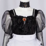 Identity V Priestess Crimson Maid Skirt Cosplay Costume Halloween Carnival Outfit