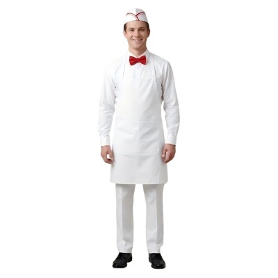 Ice Cream Man White Cosplay Costume Halloween Carnival Outfit