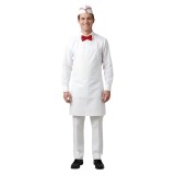 Ice Cream Man White Cosplay Costume Halloween Carnival Outfit