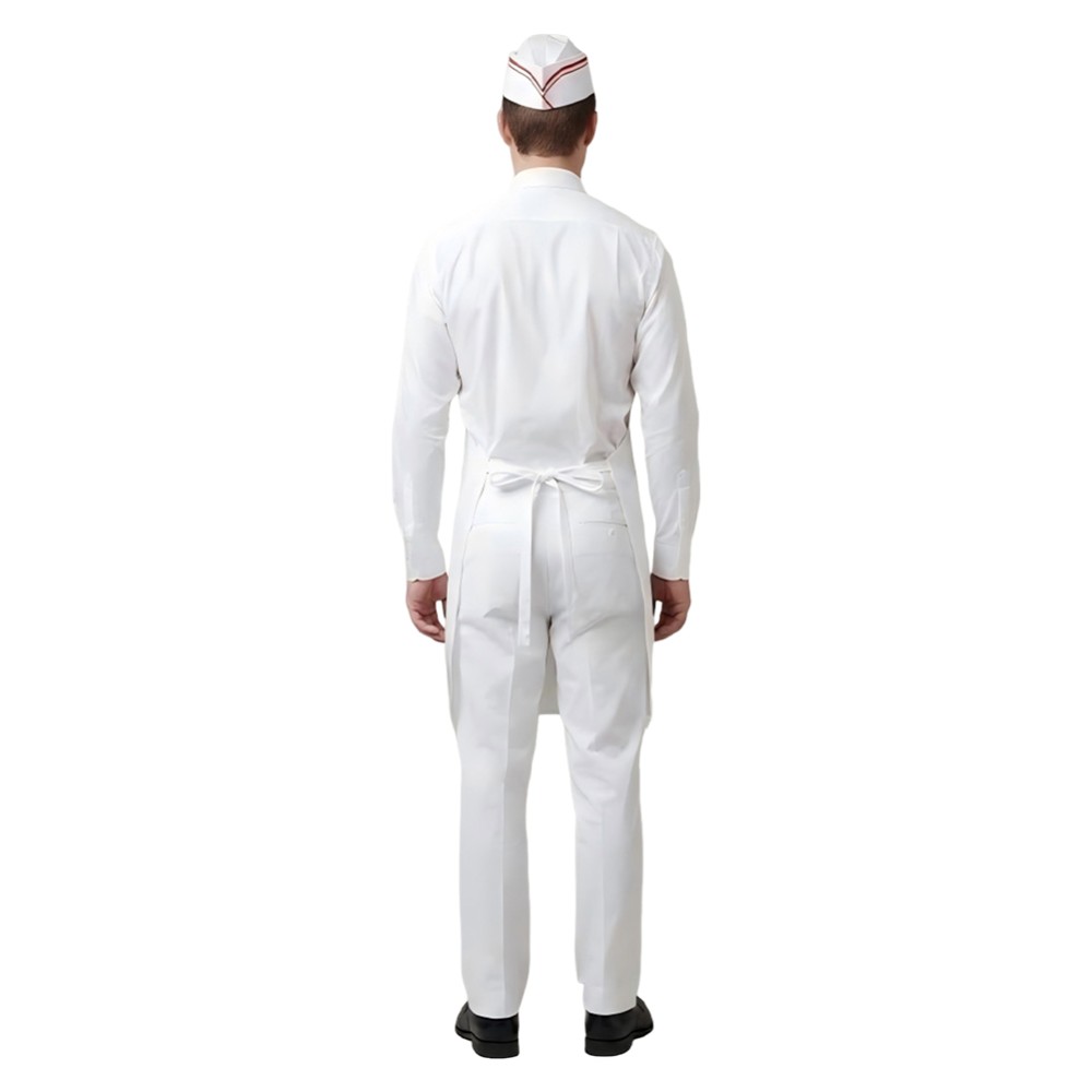 Ice Cream Man White Cosplay Costume Halloween Carnival Outfit