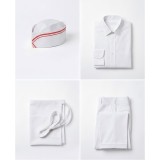 Ice Cream Man White Cosplay Costume Halloween Carnival Outfit