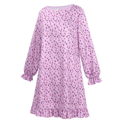 Ice Cream Man Little Girl Purple Dress Cosplay Costume Halloween Carnival Outfit