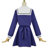 I Want to Love You Till Your Dying Day Sheena Mimi Ali Women Blue Uniform Cosplay Costume Halloween Carnival