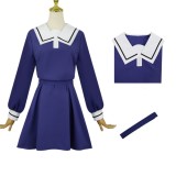 I Want to Love You Till Your Dying Day Sheena Mimi Ali Women Blue Uniform Cosplay Costume Halloween Carnival