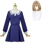 I Want to Love You Till Your Dying Day Sheena Mimi Ali Women Blue Uniform Cosplay Costume Halloween Carnival