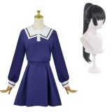 I Want to Love You Till Your Dying Day Sheena Mimi Ali Women Blue Uniform Cosplay Costume Halloween Carnival
