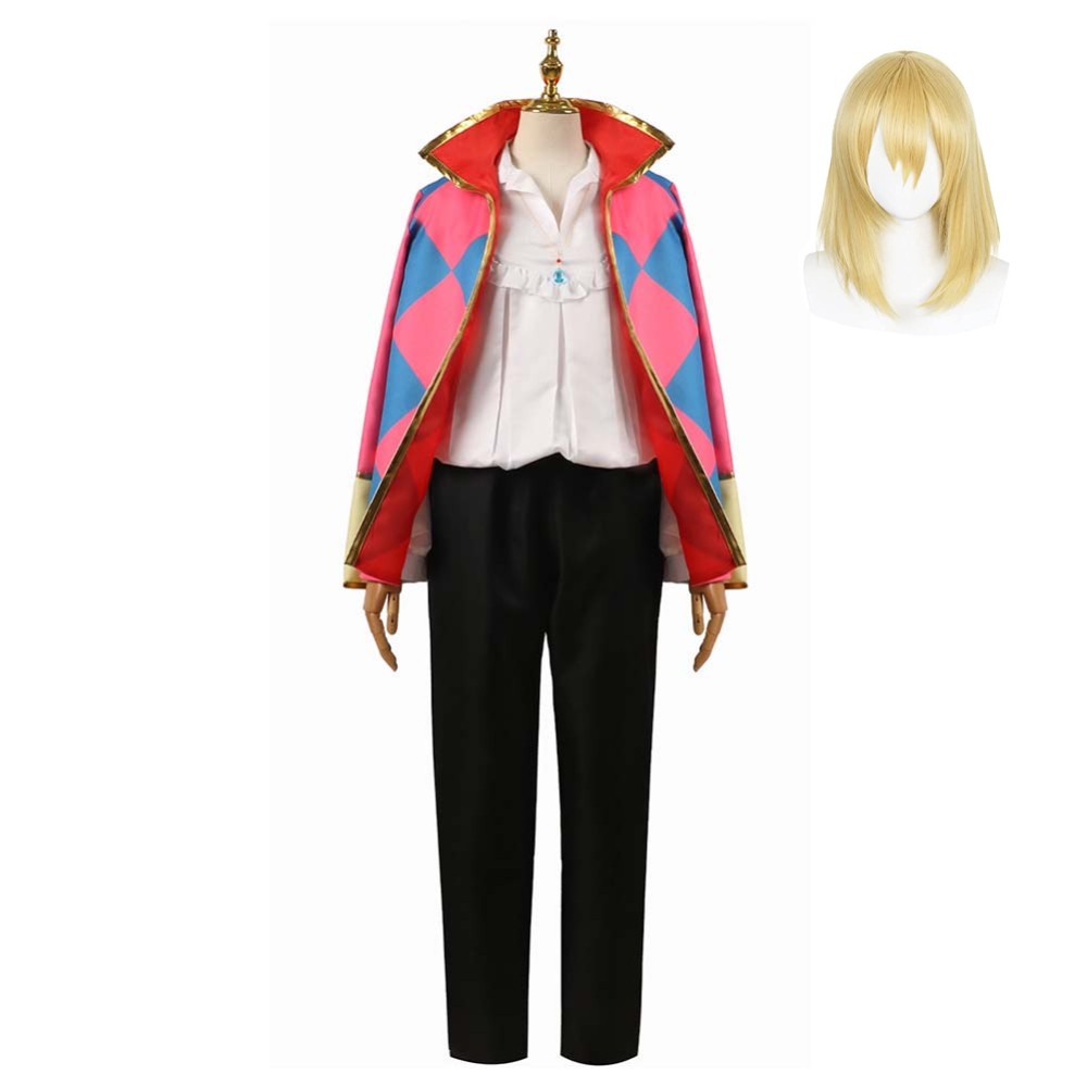 Howl Suit Cosplay Costume Halloween Carnival Outfit
