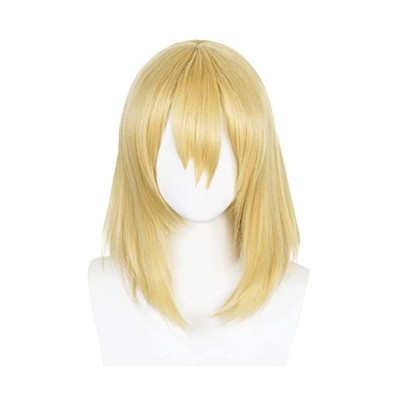 Howl Hauru Wig Heat Resistant Synthetic Hair Accessories Cosplay Costume Halloween Carnival