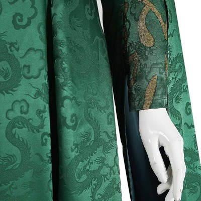 House of the Dragon Season 3 Alicent Hightower Women Green Dress Cosplay Costume Halloween Carnival