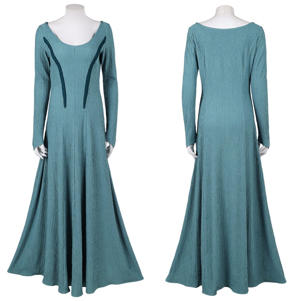 House of the Dragon Season 3 Alicent Hightower Green Dress Cosplay Costume Halloween Carnival