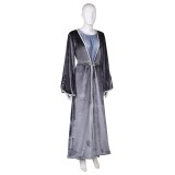 House of the Dragon Season 2 Rhaenys Targaryen Long Pleated Dress Suit Cosplay Costume Halloween Carnival Outfit