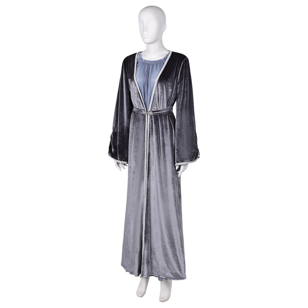 House of the Dragon Season 2 Rhaenys Targaryen Long Pleated Dress Suit Cosplay Costume Halloween Carnival Outfit