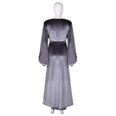 House of the Dragon Season 2 Rhaenys Targaryen Long Pleated Dress Suit Cosplay Costume Halloween Carnival Outfit