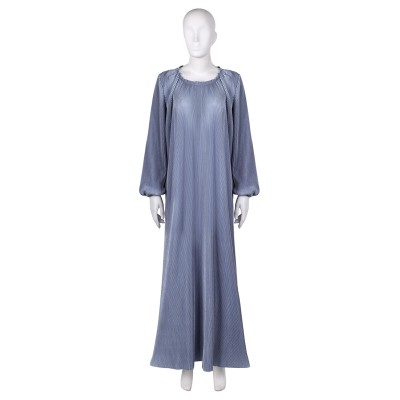 House of the Dragon Season 2 Rhaenys Targaryen Long Pleated Dress Suit Cosplay Costume Halloween Carnival Outfit