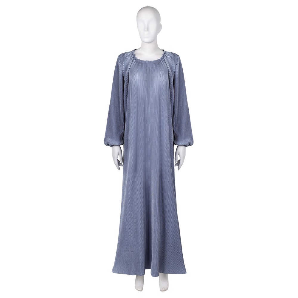 House of the Dragon Season 2 Rhaenys Targaryen Long Pleated Dress Suit Cosplay Costume Halloween Carnival Outfit