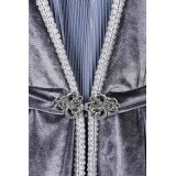 House of the Dragon Season 2 Rhaenys Targaryen Long Pleated Dress Suit Cosplay Costume Halloween Carnival Outfit