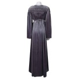 House of the Dragon Season 2 Rhaenyra Targaryen Grey Dress Suit Cosplay Costume Halloween Carnival Outfit