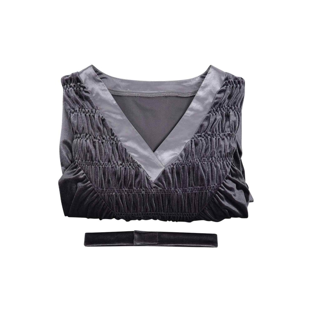 House of the Dragon Season 2 Rhaenyra Targaryen Grey Dress Suit Cosplay Costume Halloween Carnival Outfit
